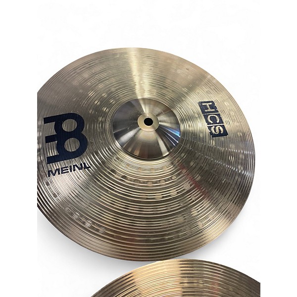 Used MEINL 14in HCS Hi Hat Pair Cymbal