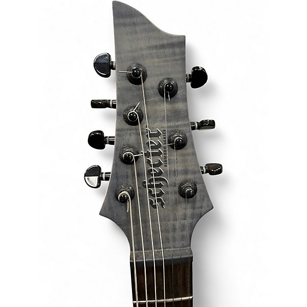 Used Schecter Guitar Research Sunset Classic II Floyd Rose GREY GHOST Solid Body Electric Guitar