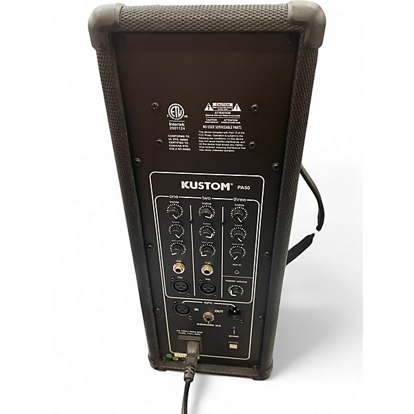 Used Kustom PA PA50 Powered Speaker