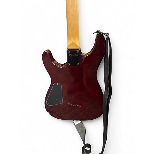 Used Schecter Guitar Research Gryphon Limited Edition Red Solid Body Electric Guitar