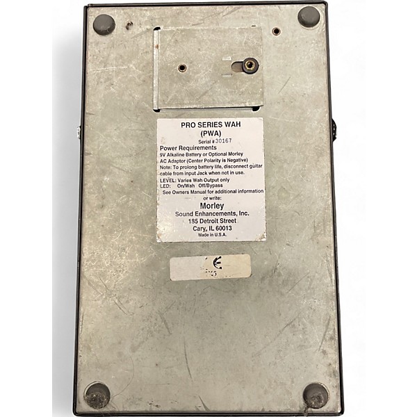 Used Morley PRO SERIES WAH Effect Pedal