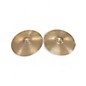 Vintage 1970s Zildjian 14in Avedis Hi Hat Pair Cymbal thumbnail