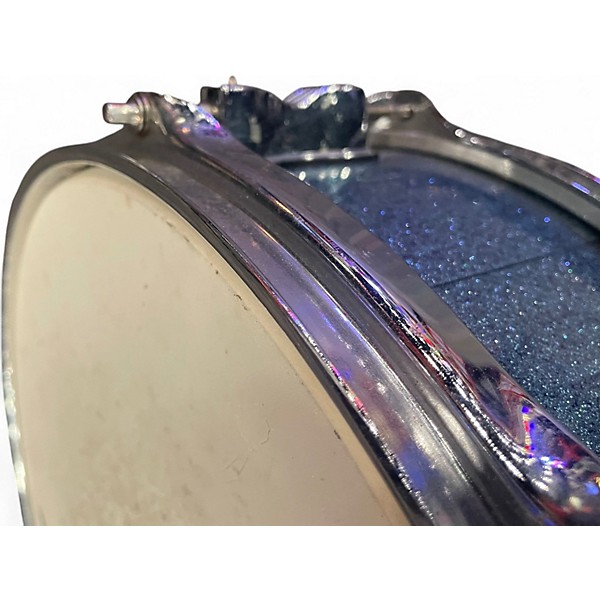 Used Ludwig 14X5 Breakbeats By Questlove Snare Ice Blue Metallic Drum