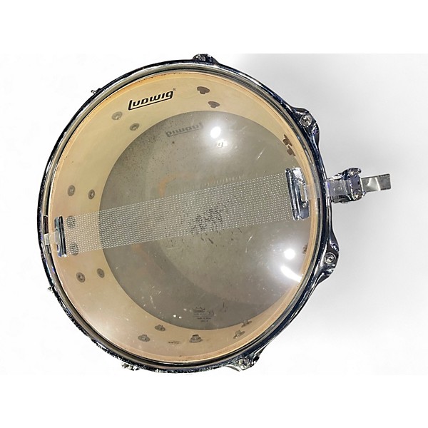 Used Ludwig 14X5 Breakbeats By Questlove Snare Ice Blue Metallic Drum