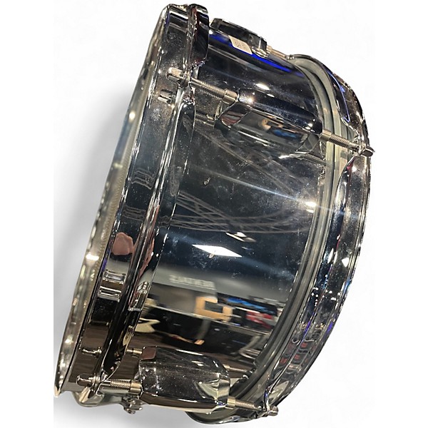 Used Ludwig 14X5 Breakbeats By Questlove Snare Ice Blue Metallic Drum