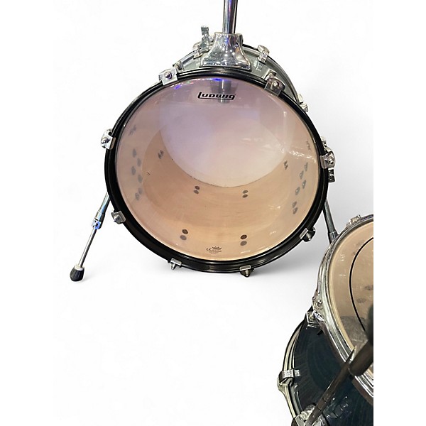 Used Ludwig 3 Piece Breakbeats By Questlove Ice Blue Metallic Drum Kit
