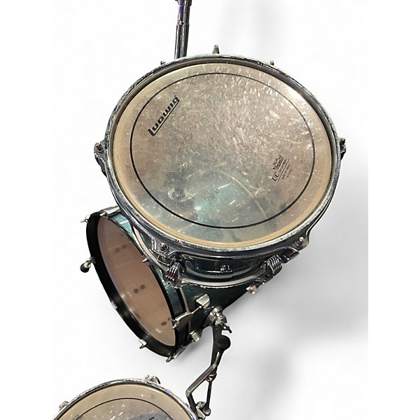 Used Ludwig 3 Piece Breakbeats By Questlove Ice Blue Metallic Drum Kit