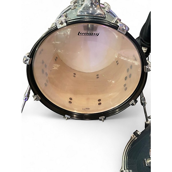Used Ludwig 3 Piece Breakbeats By Questlove Ice Blue Metallic Drum Kit