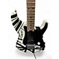 Used EVH Striped Series Black and White Solid Body Electric Guitar