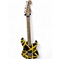 Used EVH Striped Series Black and Yellow Solid Body Electric Guitar thumbnail