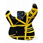 Used EVH Striped Series Black and Yellow Solid Body Electric Guitar
