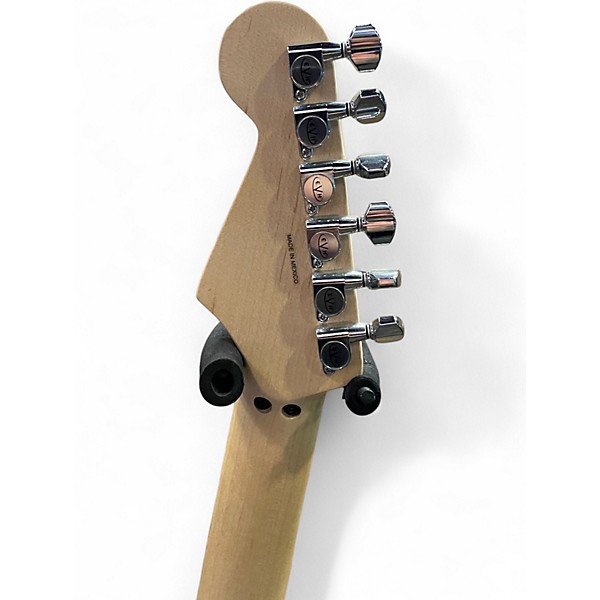 Used EVH Striped Series Black and Yellow Solid Body Electric Guitar