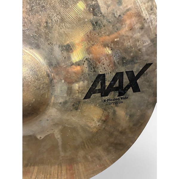 Used SABIAN 21in AAX XPLOSION RIDE Cymbal