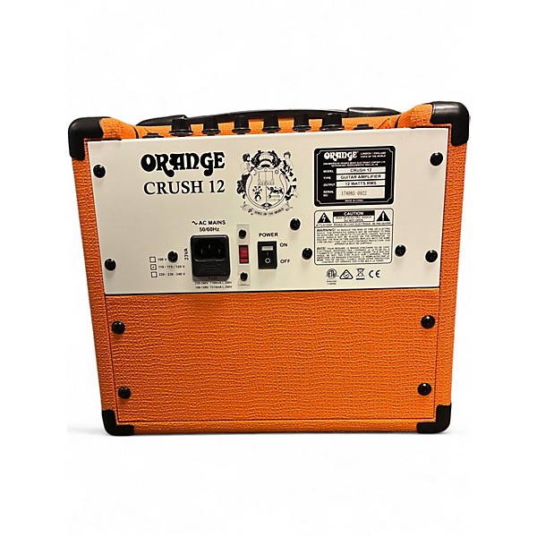 Used Orange Amplifiers Crush 12 Guitar Combo Amp