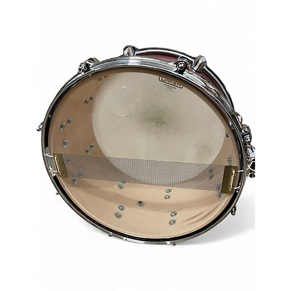 Used Orange County Drum & Percussion 7X13 ASH SNARE DRUM CHESTNUT MATTE Drum