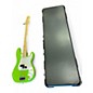 Used Fender Player Precision Bass ELECTRON GREEN Electric Bass Guitar thumbnail