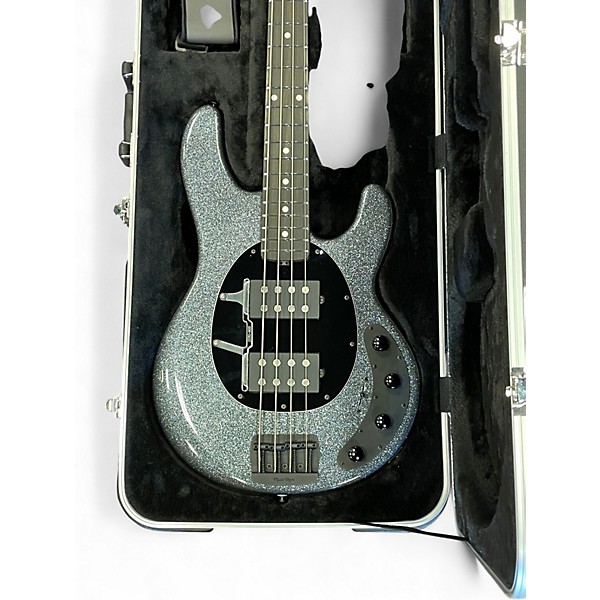 Used Ernie Ball Music Man StingRay Special HH Charcoal Sparkle Electric Bass Guitar