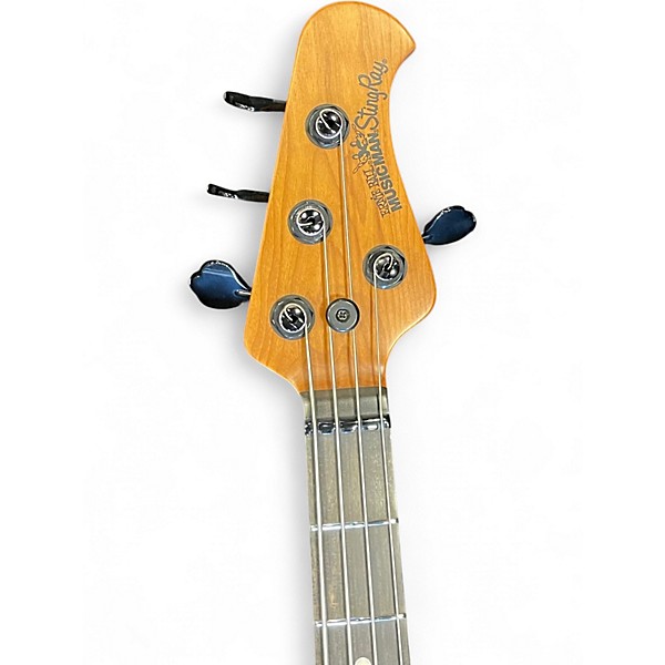 Used Ernie Ball Music Man StingRay Special HH Charcoal Sparkle Electric Bass Guitar