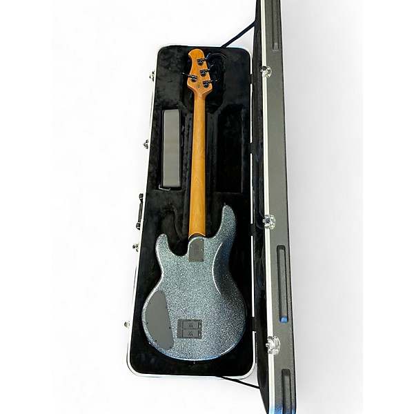 Used Ernie Ball Music Man StingRay Special HH Charcoal Sparkle Electric Bass Guitar