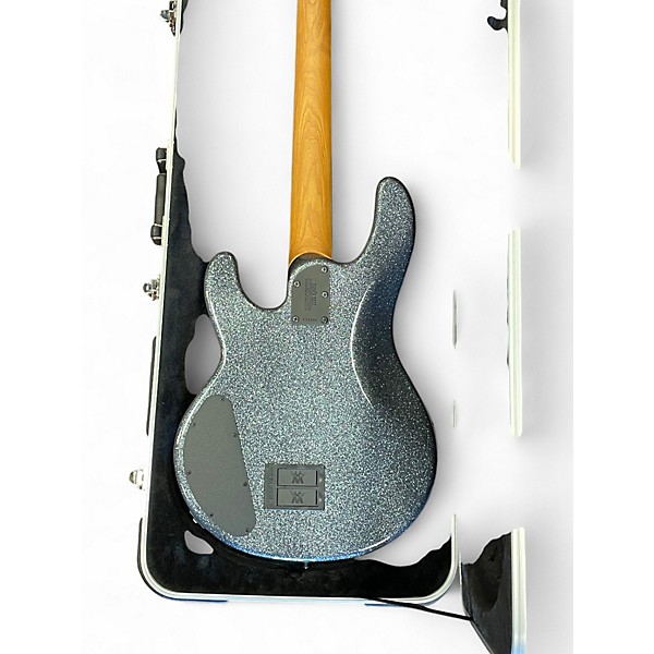 Used Ernie Ball Music Man StingRay Special HH Charcoal Sparkle Electric Bass Guitar