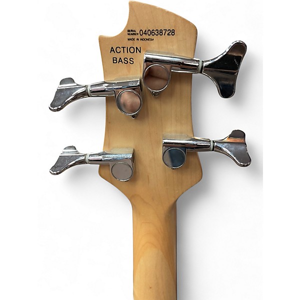 Used Cort Action Bass Orange Electric Bass Guitar