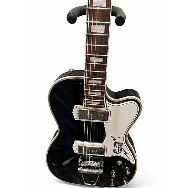 Used Eastwood AIRLINE TUXEDO Black Solid Body Electric Guitar