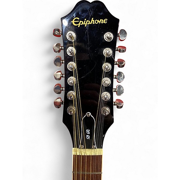 Used Epiphone DR212 Natural 12 String Acoustic Guitar