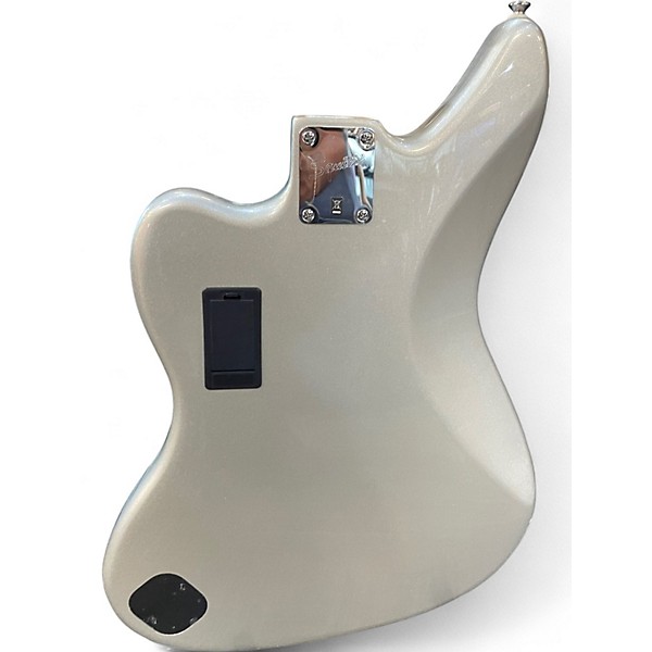 Used Squier Vintage Modified Jaguar Bass Special Silver Electric Bass Guitar