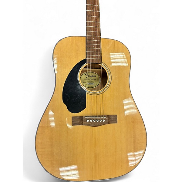 Used Fender CD60S Natural Acoustic Guitar