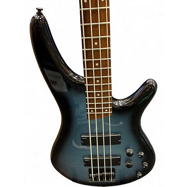 Used Ibanez SR250 Ice Blue Metallic Electric Bass Guitar