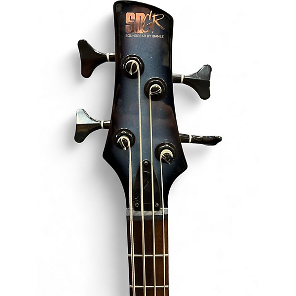 Used Ibanez SR250 Ice Blue Metallic Electric Bass Guitar
