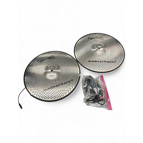 Used Magnatrack Triggered Quiet Hihats Hihat pair Electric Cymbal