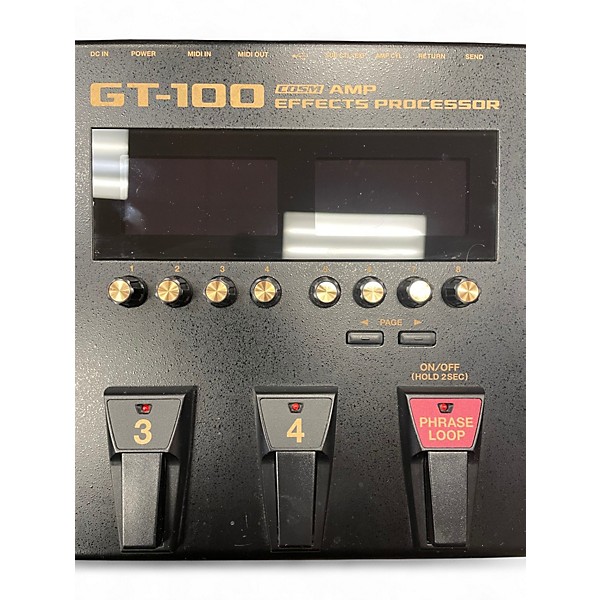 Used BOSS GT100 Effect Processor