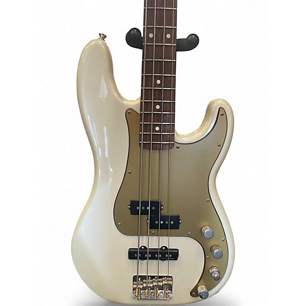 Used Fender Deluxe Active Precision Bass Special Blizzard Pearl Electric Bass Guitar