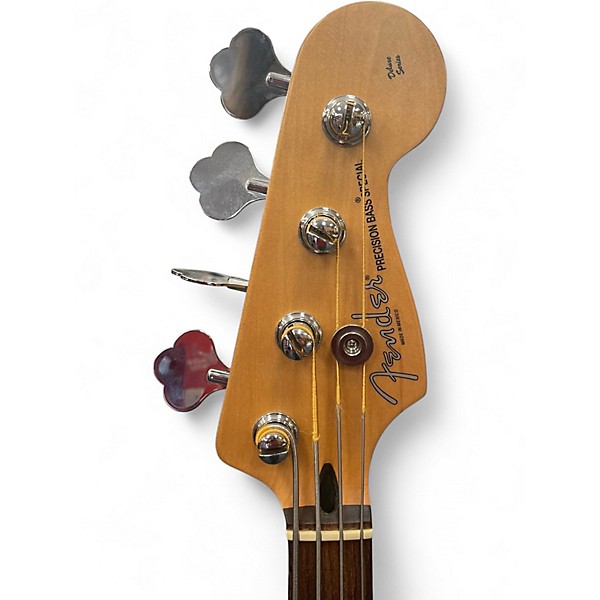 Used Fender Deluxe Active Precision Bass Special Blizzard Pearl Electric Bass Guitar