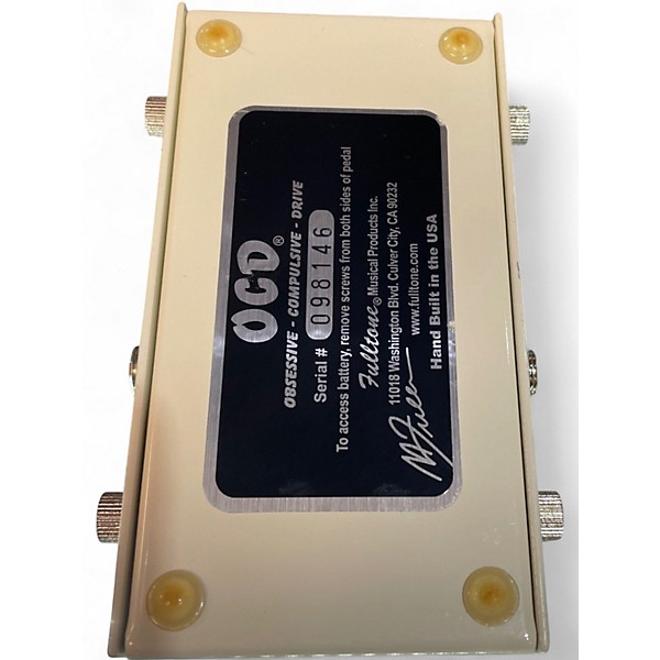 Used Fulltone OCD Obsessive Compulsive Drive Effect Pedal