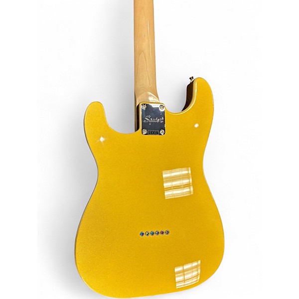 Used Squier PARANORMAL NASHVILLE STRATOCASTER Gold Top Solid Body Electric Guitar