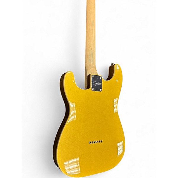 Used Squier PARANORMAL NASHVILLE STRATOCASTER Gold Top Solid Body Electric Guitar