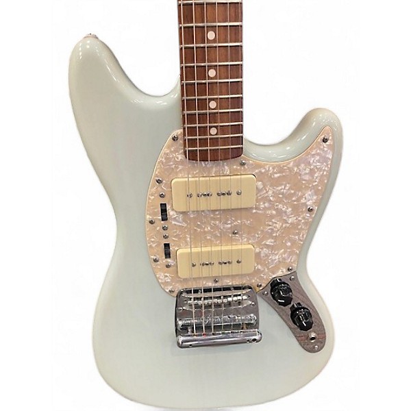 Used Fender Mustang P90 Surf Green Solid Body Electric Guitar