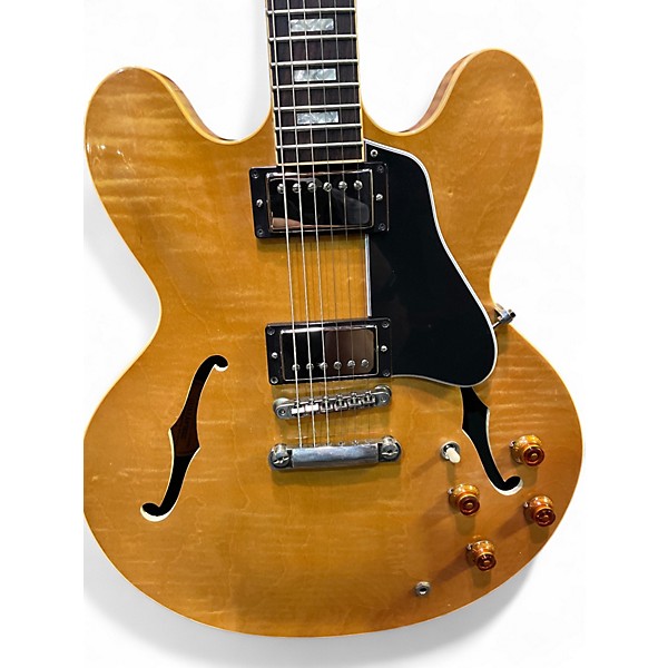 Used 2017 Gibson ES335 Figured Natural Hollow Body Electric Guitar