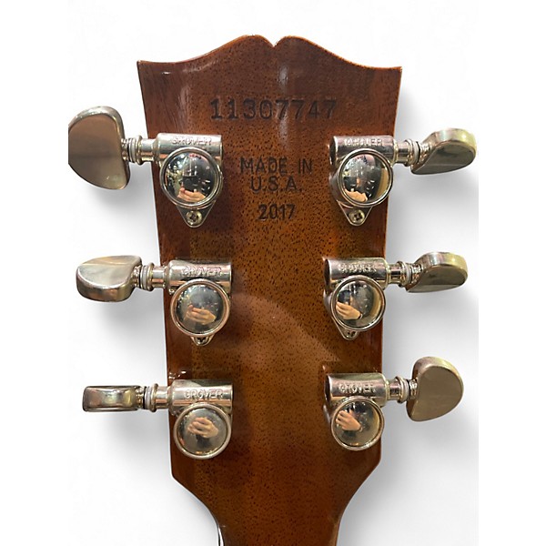 Used 2017 Gibson ES335 Figured Natural Hollow Body Electric Guitar