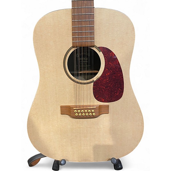 Used Martin D12XM Natural 12 String Acoustic Guitar