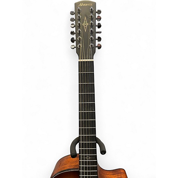 Used Alvarez AG610ECEAR12SHB Sandburst 12 String Acoustic Guitar