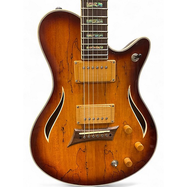 Used Michael Kelly Hybrid Special NATURAL BURST Hollow Body Electric Guitar
