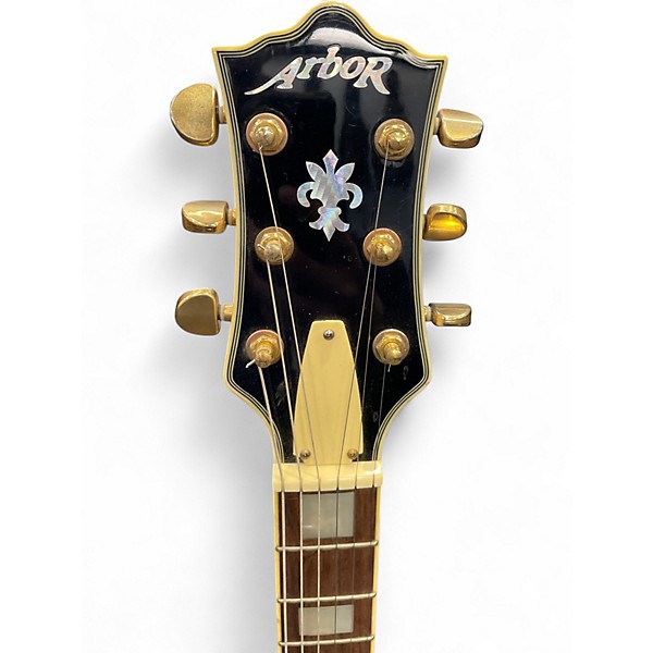 Used Arbor LES PAUL WHITE Solid Body Electric Guitar