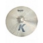 Used Zildjian 16in K Medium Dark Thin Crash Cymbal thumbnail
