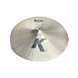 Used Zildjian 16in K Medium Dark Thin Crash Cymbal