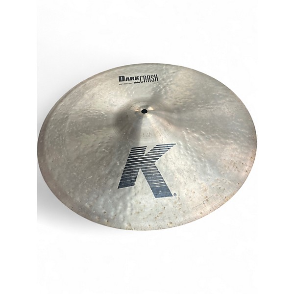 Used Zildjian 18in K Thin Dark Crash Cymbal