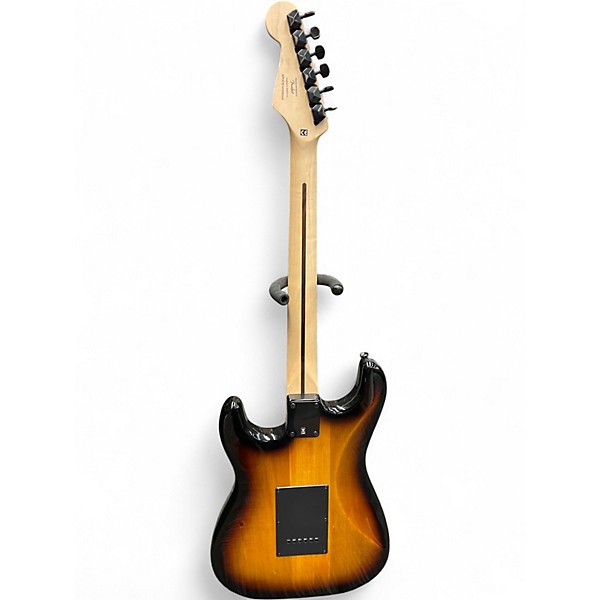 Used Squier Bullet Stratocaster HH 2 Tone Sunburst Solid Body Electric Guitar