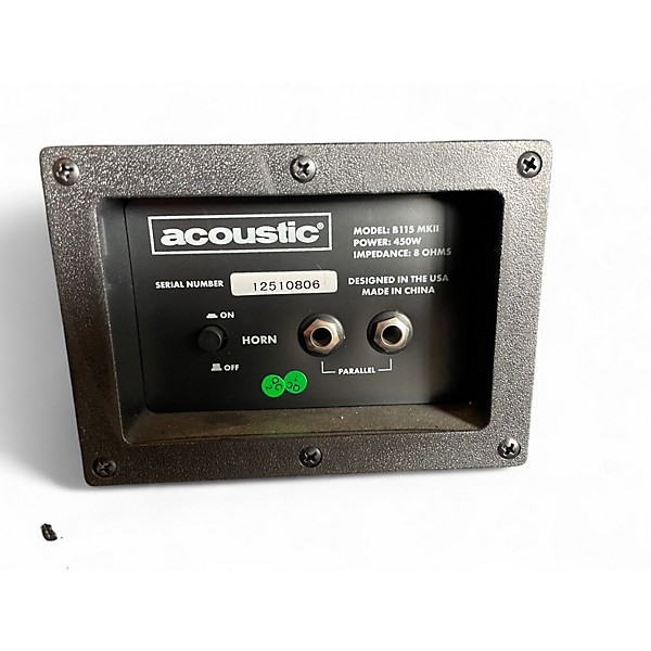 Used Acoustic B115MKII 1x15 Bass Cabinet